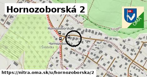 Hornozoborská 2, Nitra