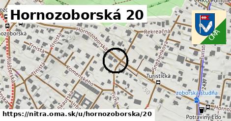 Hornozoborská 20, Nitra