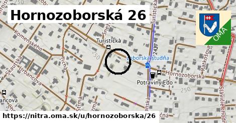 Hornozoborská 26, Nitra