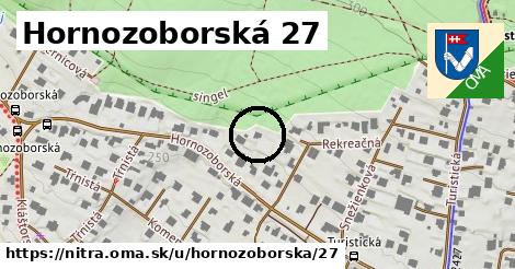 Hornozoborská 27, Nitra