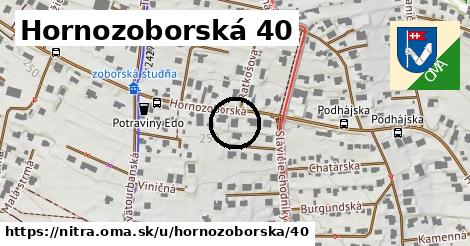 Hornozoborská 40, Nitra