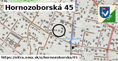 Hornozoborská 45, Nitra