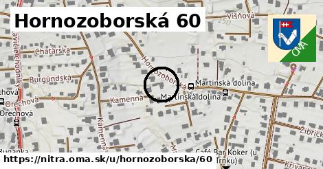 Hornozoborská 60, Nitra