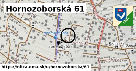 Hornozoborská 61, Nitra