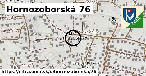 Hornozoborská 76, Nitra