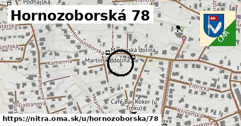 Hornozoborská 78, Nitra