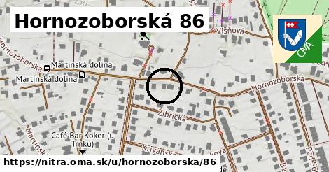 Hornozoborská 86, Nitra