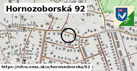 Hornozoborská 92, Nitra