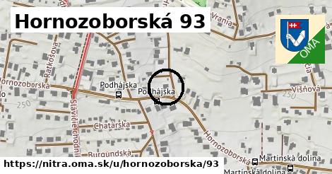 Hornozoborská 93, Nitra