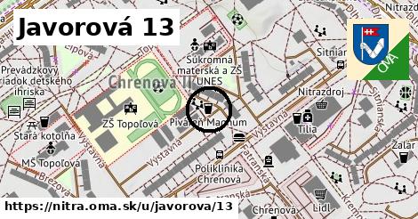Javorová 13, Nitra
