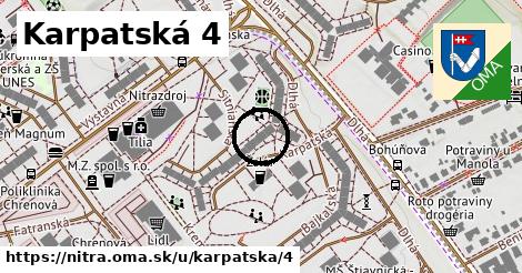 Karpatská 4, Nitra