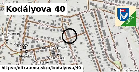 Kodályova 40, Nitra