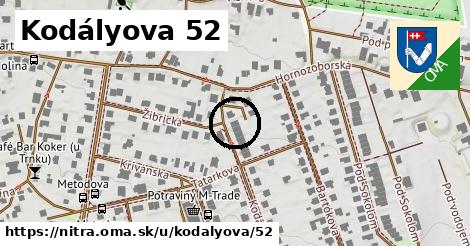 Kodályova 52, Nitra