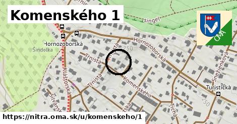 Komenského 1, Nitra