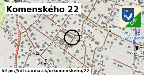 Komenského 22, Nitra