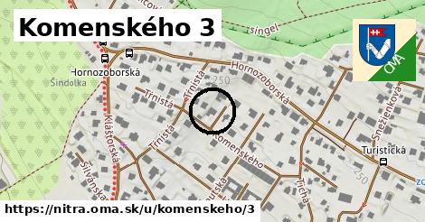 Komenského 3, Nitra