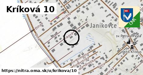 Kríková 10, Nitra