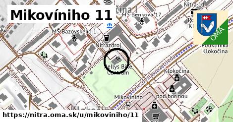 Mikovíniho 11, Nitra