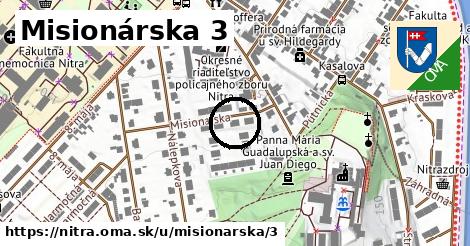 Misionárska 3, Nitra