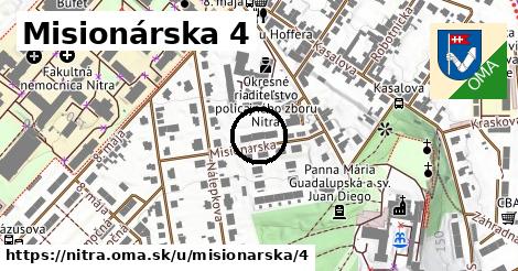 Misionárska 4, Nitra