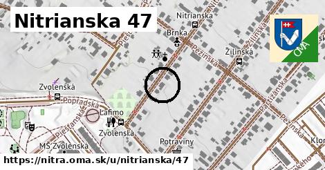 Nitrianska 47, Nitra