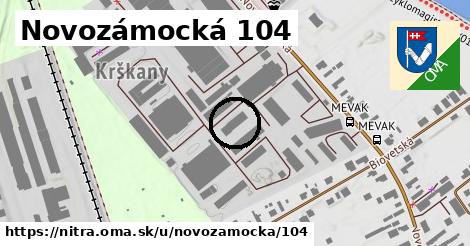 Novozámocká 104, Nitra