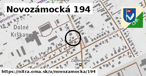 Novozámocká 194, Nitra