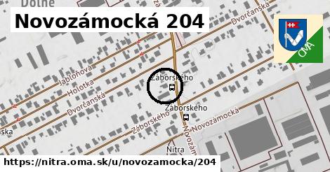 Novozámocká 204, Nitra