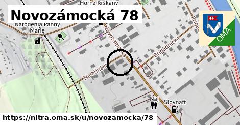 Novozámocká 78, Nitra