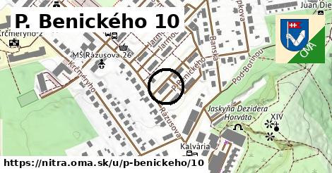 P. Benického 10, Nitra
