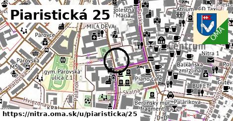 Piaristická 25, Nitra
