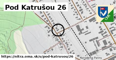 Pod Katrušou 26, Nitra