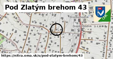 Pod Zlatým brehom 43, Nitra