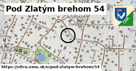 Pod Zlatým brehom 54, Nitra