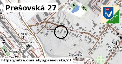 Prešovská 27, Nitra