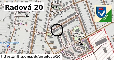 Radová 20, Nitra