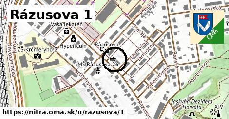 Rázusova 1, Nitra