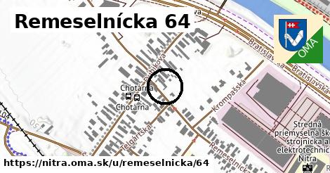 Remeselnícka 64, Nitra