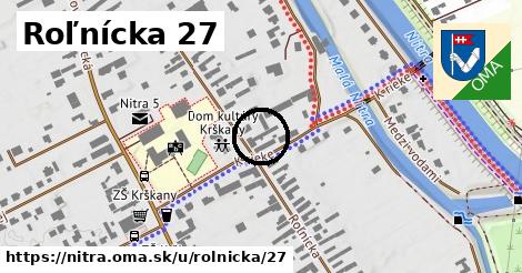 Roľnícka 27, Nitra