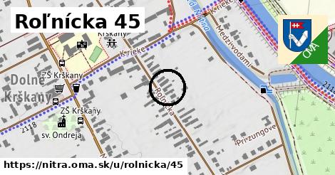 Roľnícka 45, Nitra