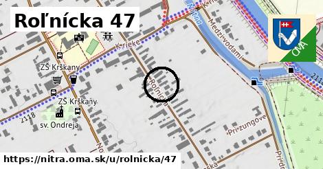 Roľnícka 47, Nitra