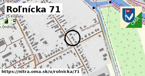 Roľnícka 71, Nitra