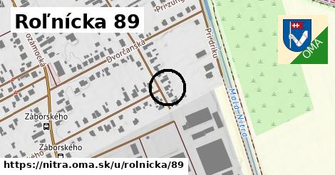 Roľnícka 89, Nitra