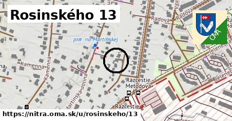 Rosinského 13, Nitra