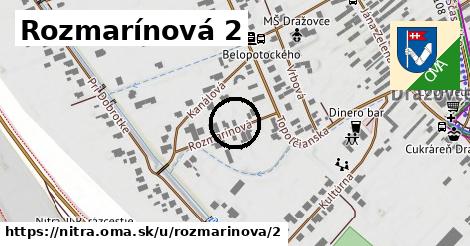 Rozmarínová 2, Nitra