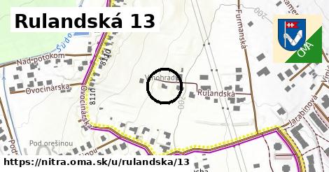 Rulandská 13, Nitra