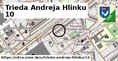 Trieda Andreja Hlinku 10, Nitra