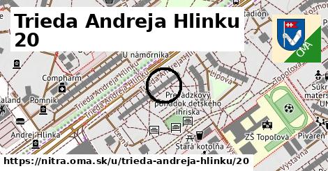 Trieda Andreja Hlinku 20, Nitra