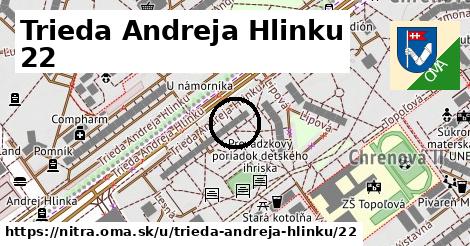 Trieda Andreja Hlinku 22, Nitra