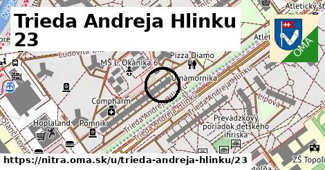 Trieda Andreja Hlinku 23, Nitra